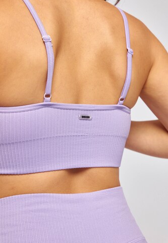 SNOCKS Bustier Sport-BH in Lila