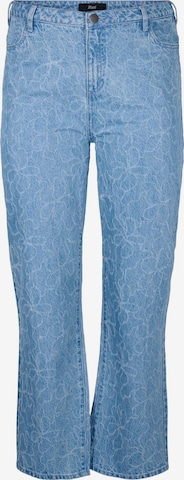 mėlyna Zizzi Standartinis Džinsai 'Gemma Fit': priekis