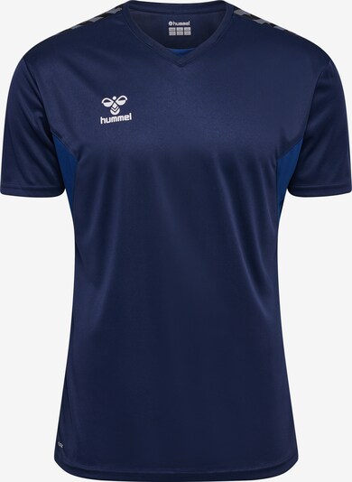 Hummel Functioneel shirt 'Authentic' in de kleur Marine / Wit, Productweergave