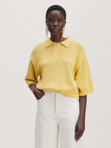 EDITED Shirt 'Anaya' in Gelb: Vorderseite