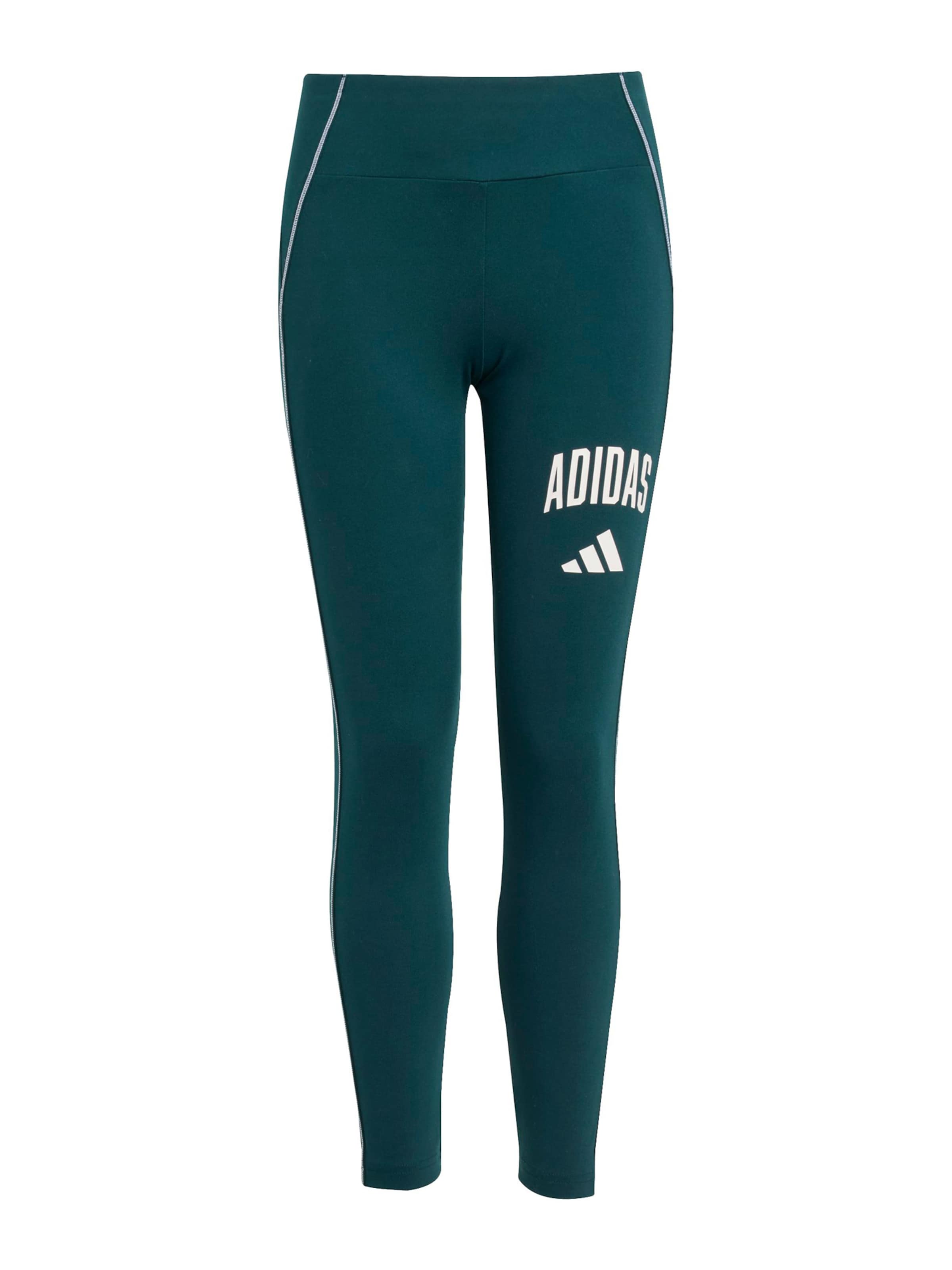 ADIDAS SPORTSWEAR Skinny Παντελόνι φόρμας σε πράσινο: μπροστά
