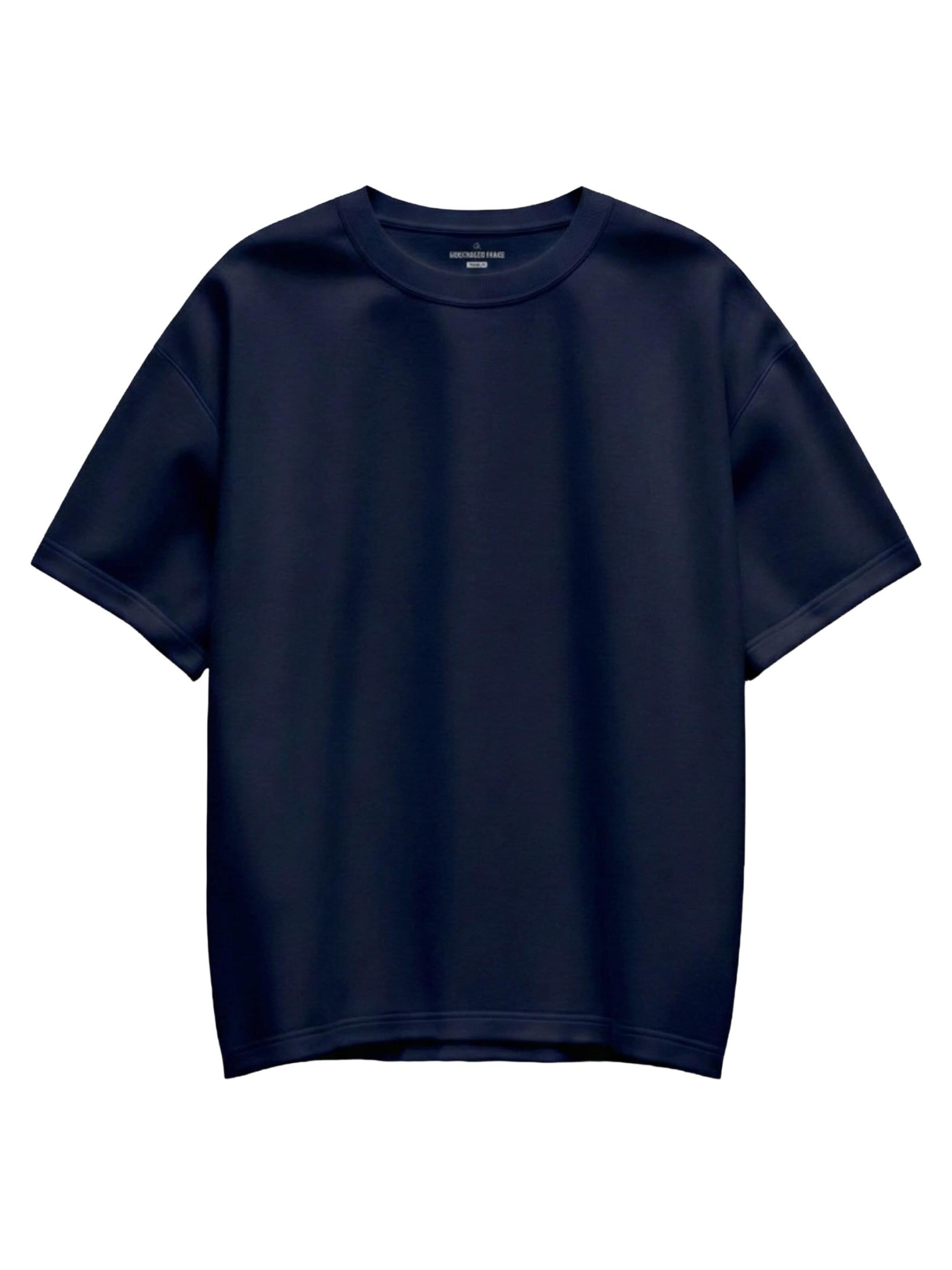 T-Shirt 'SCHWERES COMFORT T15' UNORGANIZED BRAND en bleu : devant