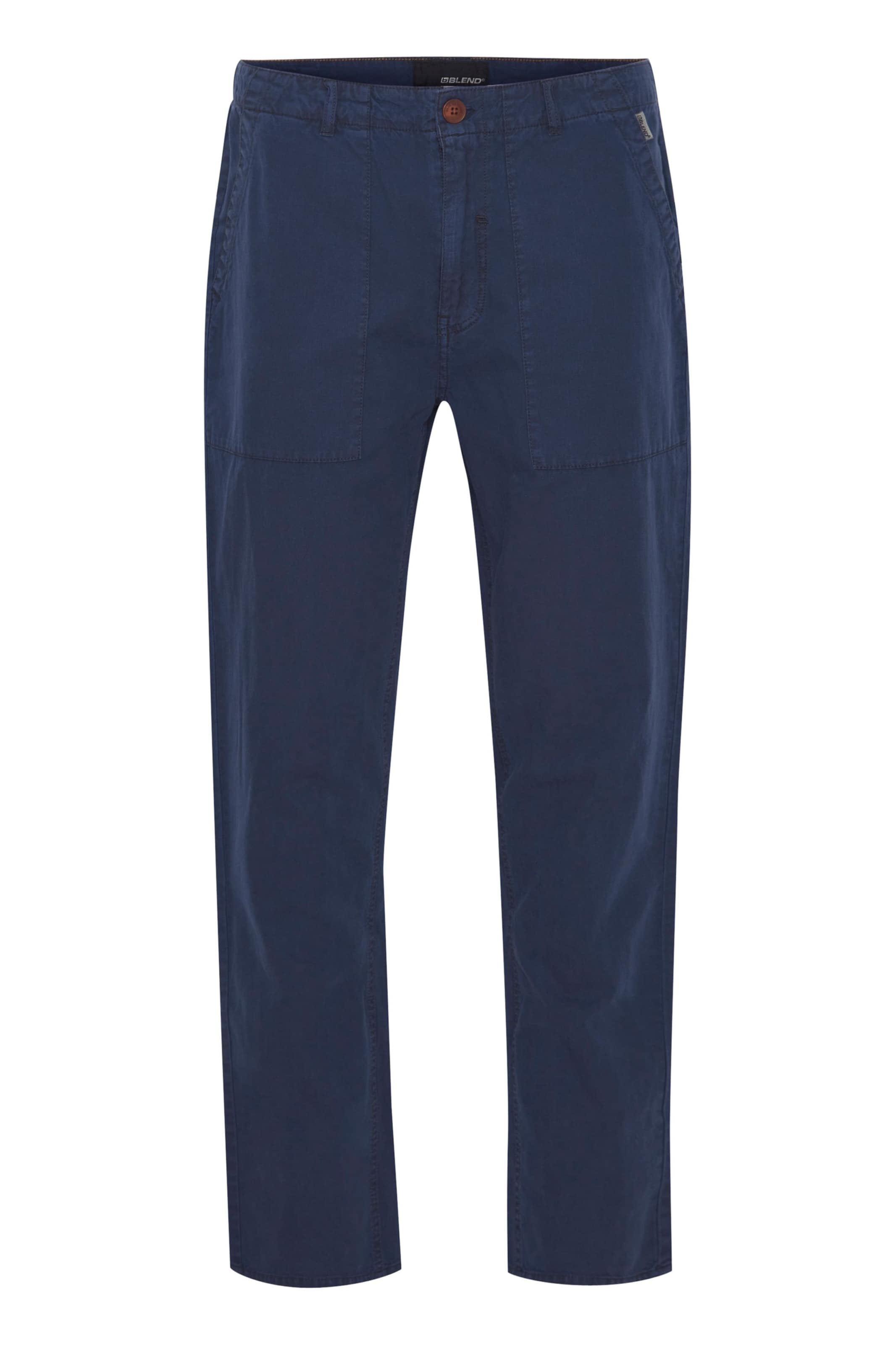 Regular Pantalon chino BLEND en bleu : devant