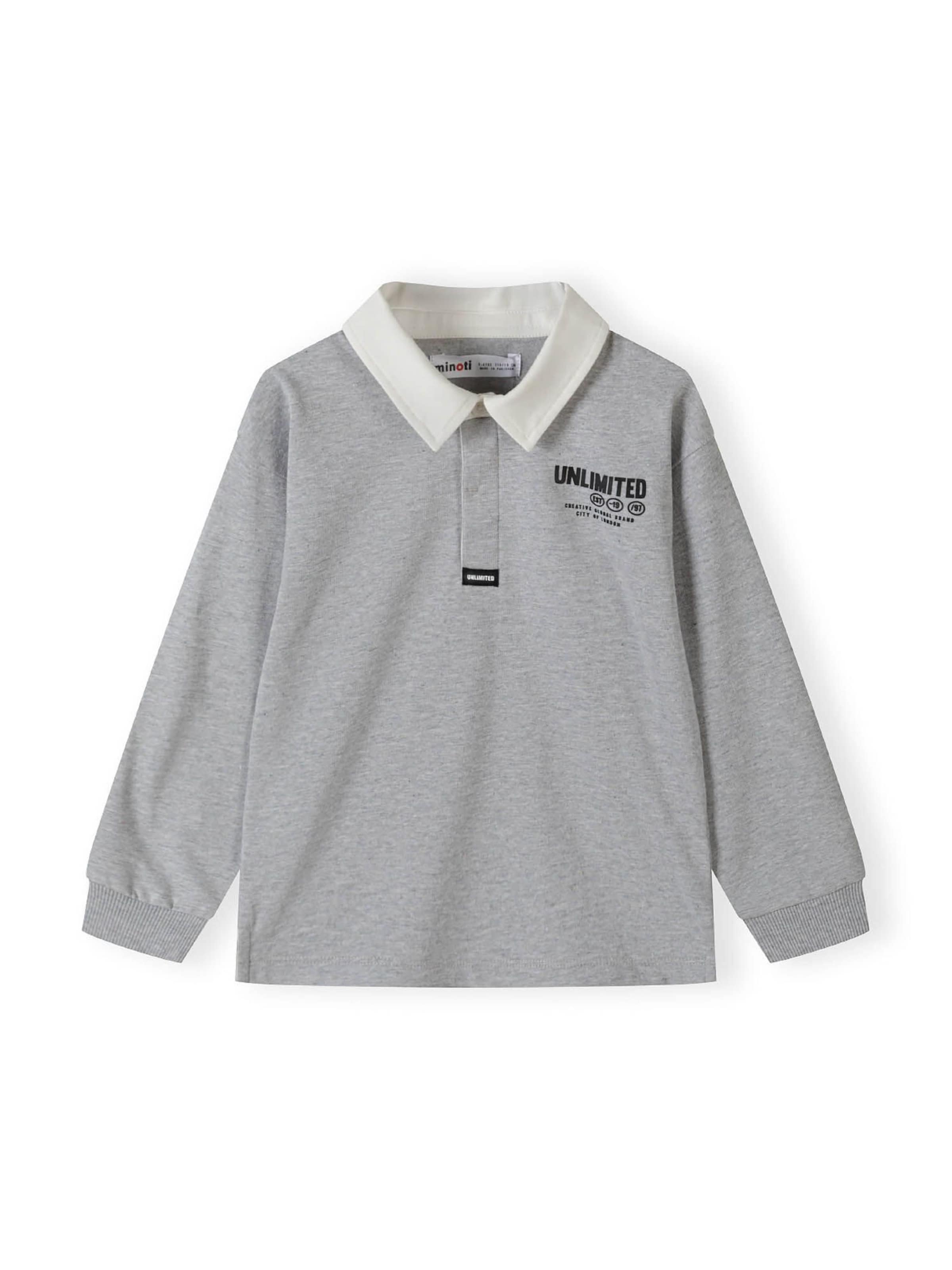 MINOTI Μπλουζάκι σε γκρι: μπροστά