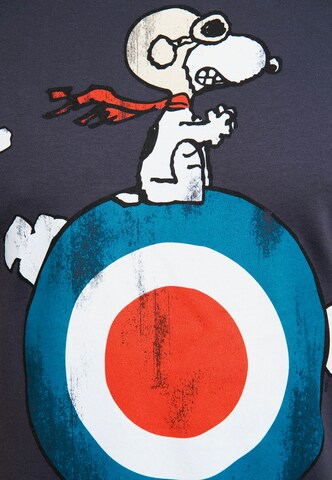 LOGOSHIRT Shirt 'Snoopy' in Grijs
