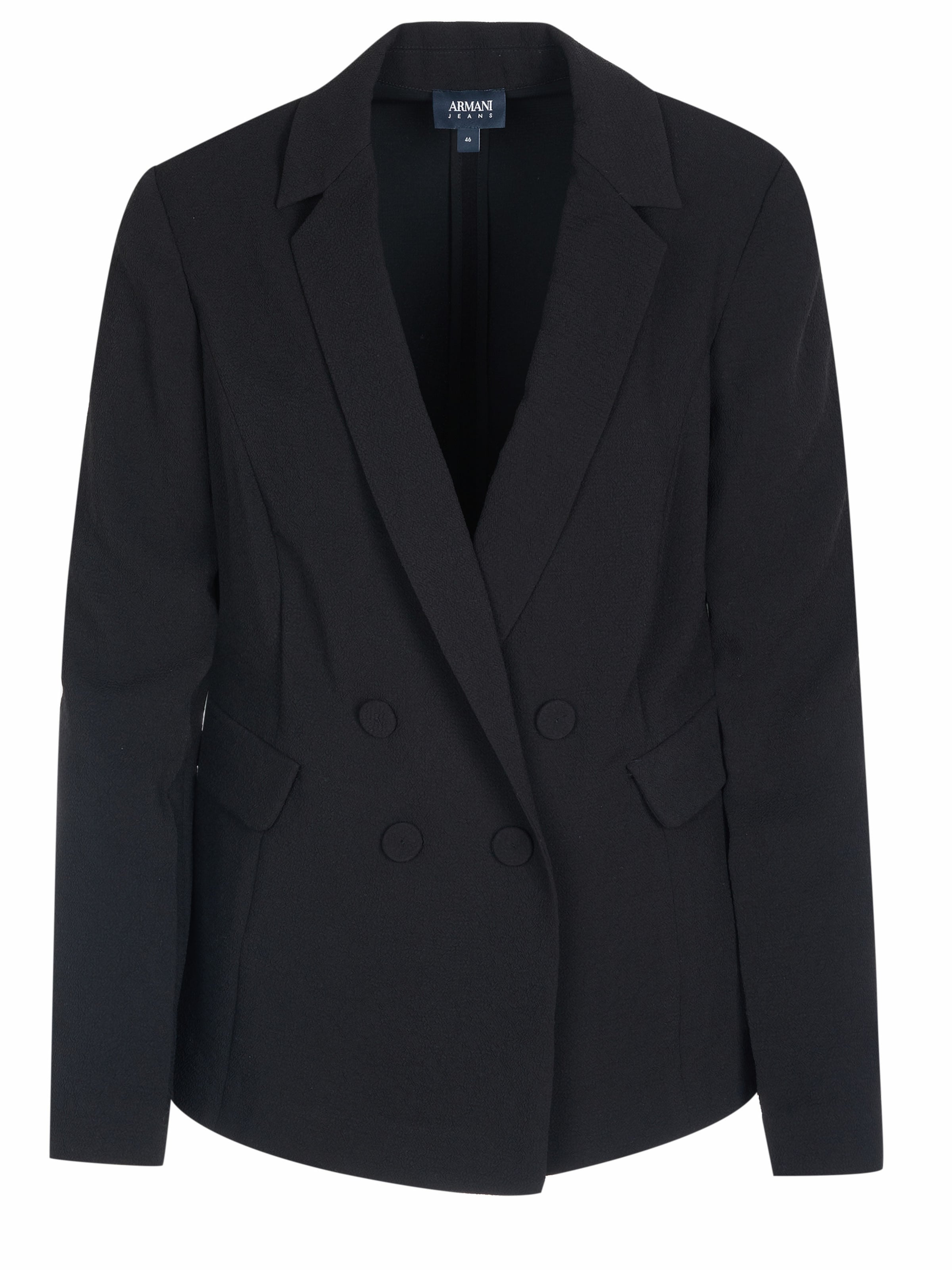Armani Jeans Blazer in Schwarz: Vorderseite