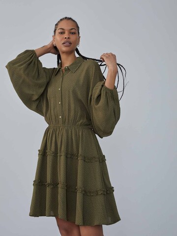 LeGer by Lena Gercke Shirt dress 'Fabrice' in Green