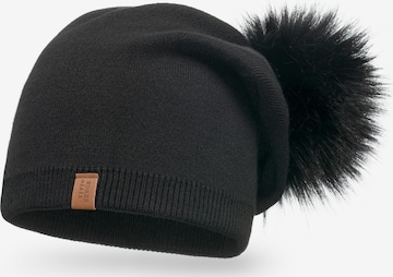 Vivisence Beanie '70105' in Black: front