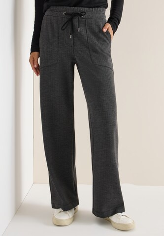 CECIL Wide leg Pants in Grey: front