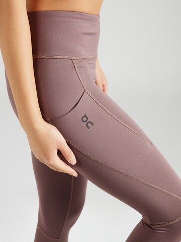 On Skinny Sporthose in Grau