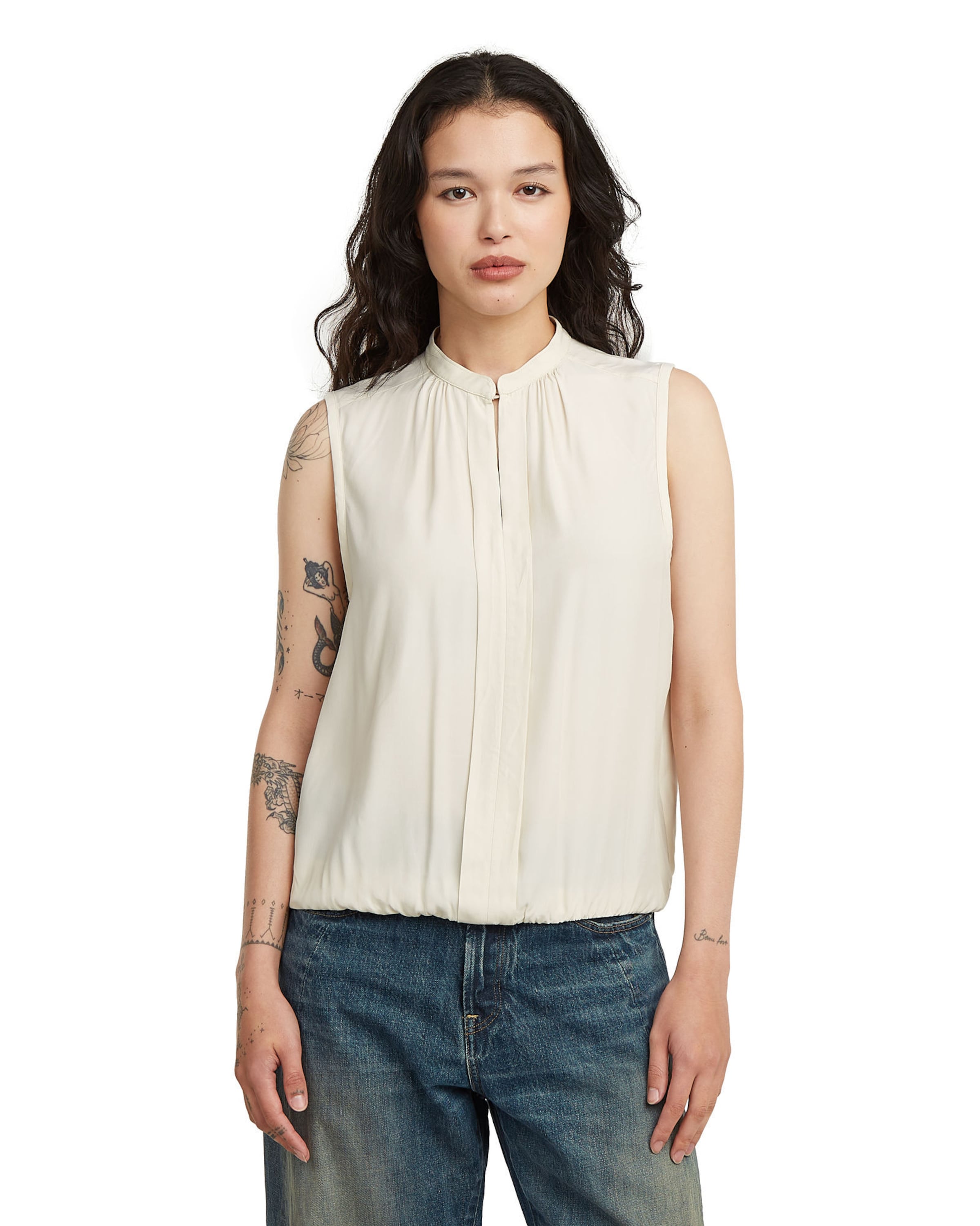 G-STAR Shirt in Wit: voorkant