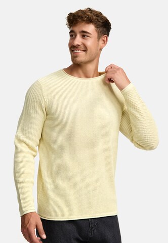 INDICODE JEANS Trui ' Petri ' in Geel
