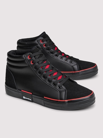Ombre Sneakers hoog in Zwart