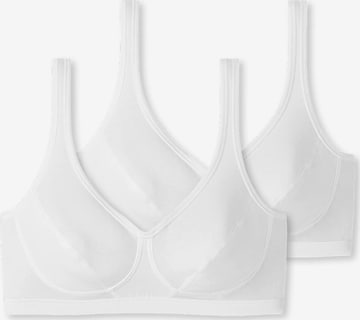 Invisible Soutien-gorge SCHIESSER en blanc : devant