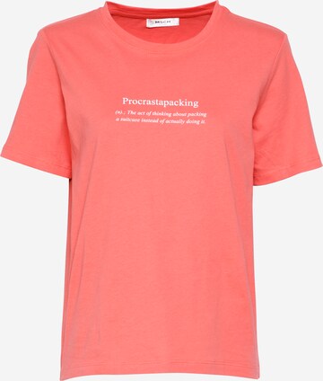 T-shirt 'Alva' MSCH COPENHAGEN en rose : devant