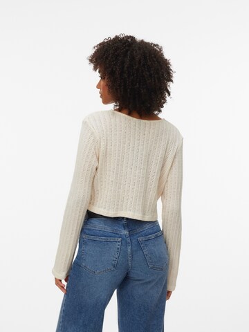 VERO MODA Πλεκτή ζακέτα 'VMFREJA' σε μπεζ