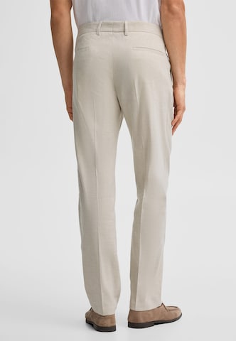 STRELLSON Regular Bügelfaltenhose 'Tomeo' in Beige