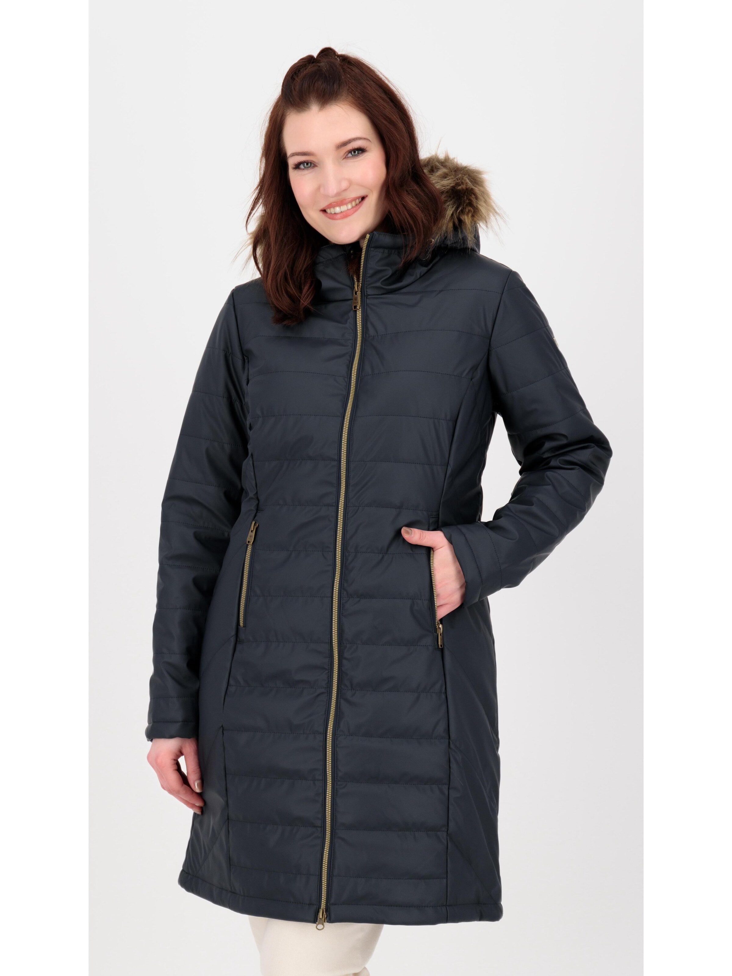 KILLTEC Outdoormantel 'GW 12'‌‌ in Blau: Vorderseite