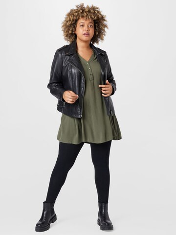 Tunica 'KC Ami' di KAFFE CURVE in marrone