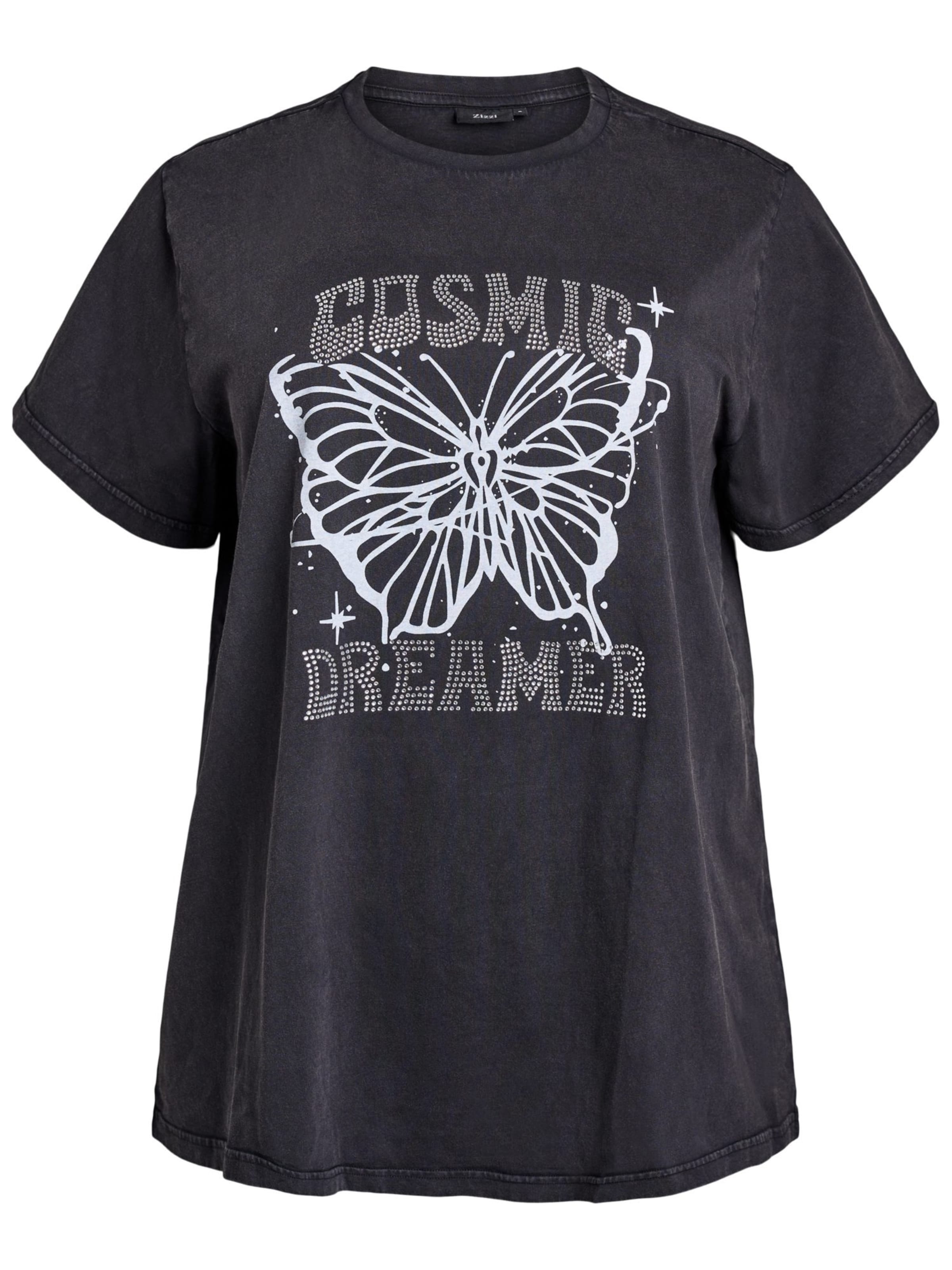 Zizzi Shirts 'EVIBA' i grå: forside