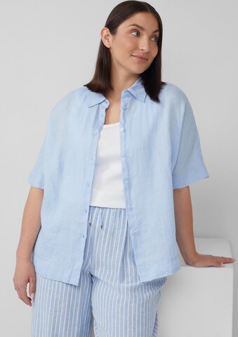 Chemisier s.Oliver en bleu : devant