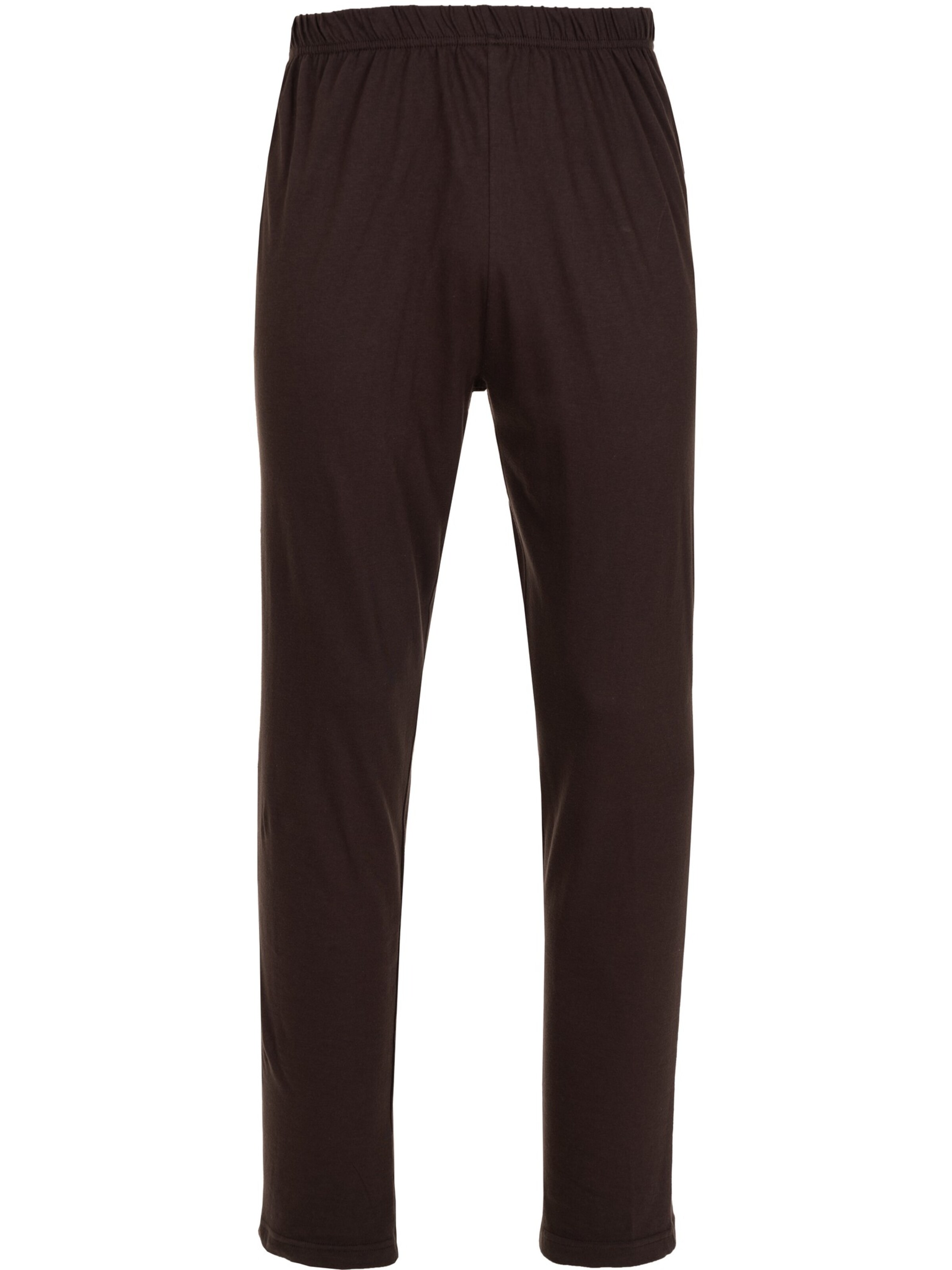 Pastunette Pyjama lang 'Urban Essence'‌‌‌ in Braun