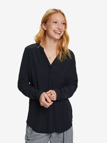 Camicia da donna di ESPRIT in nero: frontale