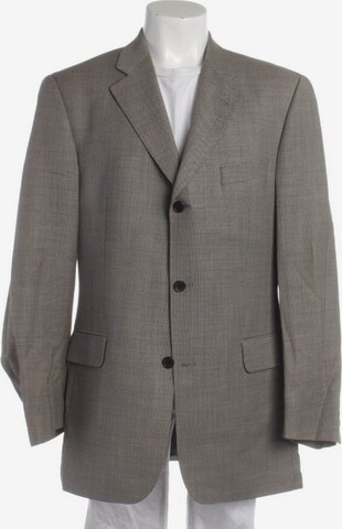 Zegna Suit Jacket in L-XL in White: front