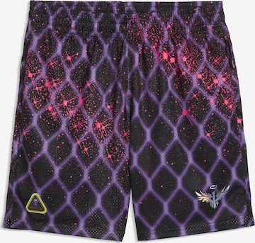 PUMA Regular Sports trousers in Purple: front