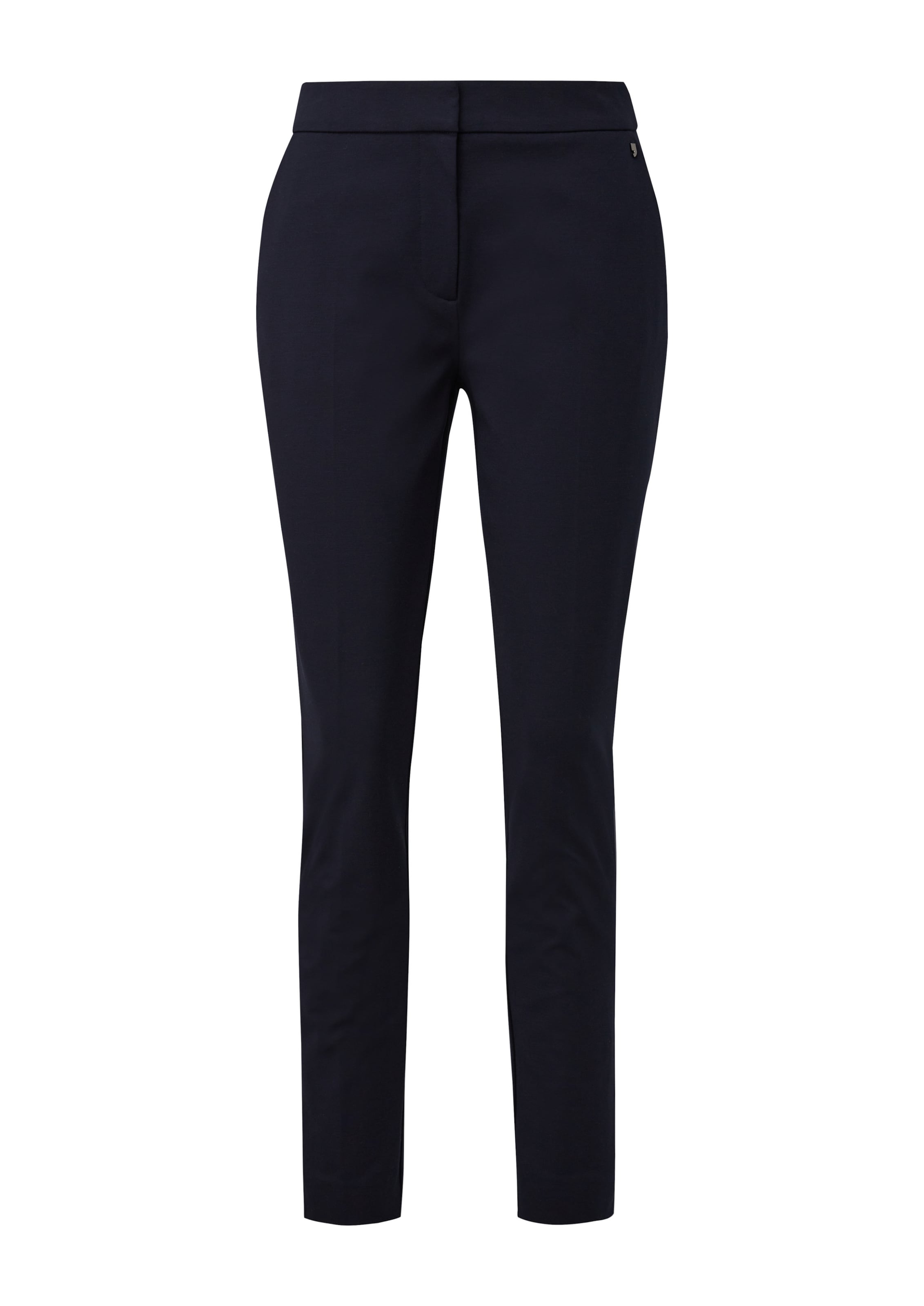 COMMA Slim fit Chino trousers in Blue: front