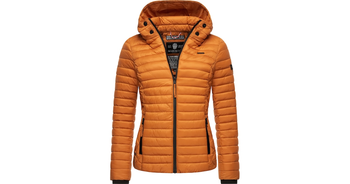 Marikoo B603 Tussenjas, herfst, winter, tussen seizoenen, gewatteerd, Donkerblauw, 3XL Marikoo B603 Tussenjas, herfst, winter, tussen seizoenen, gewatteerd, Donkerblauw, 3XL