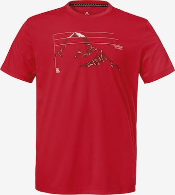 Schöffel Performance shirt 'CIRC Sulten' in Red: front
