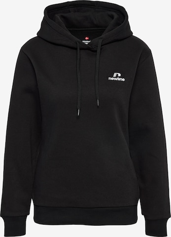 Newline Sportsweatshirt in Schwarz: Vorderseite