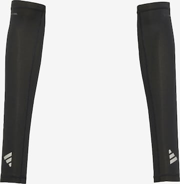 juoda ADIDAS PERFORMANCE Rankų šildymo priemonė (riešinės) 'CLIMACOOL': priekis