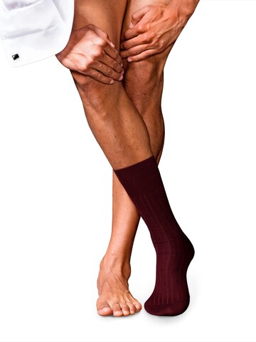 FALKE Socks 'No. 13 Finest Piuma Cotton' in Red: front