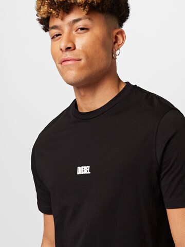 DIESEL Shirt 'JUST' in Schwarz