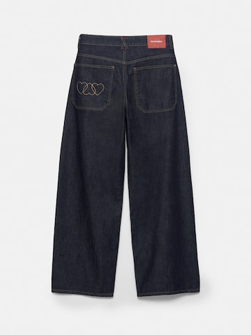 Pull&Bear Bő szár Farmer - kék