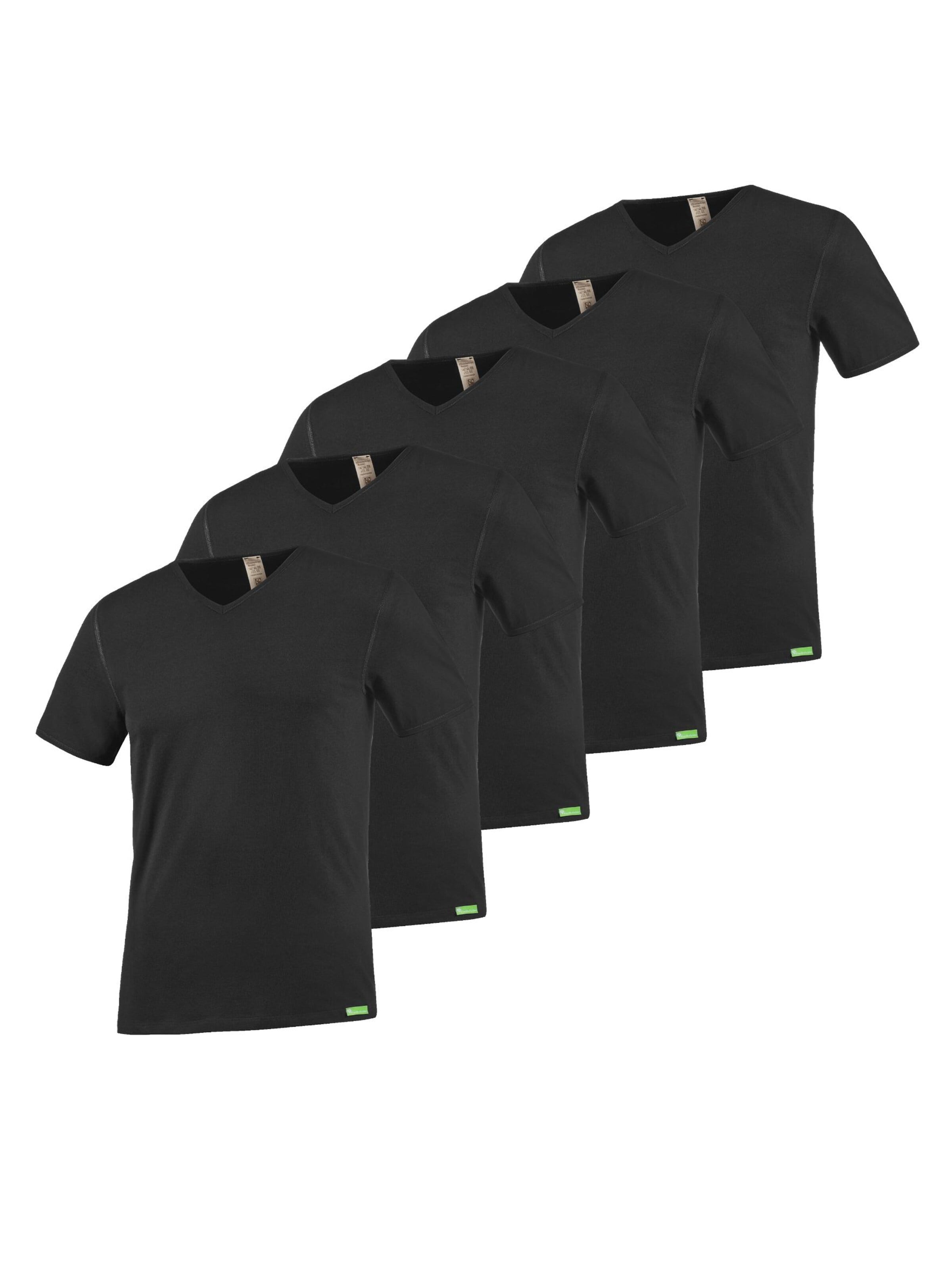 kleiderhelden Undershirt in Black: front
