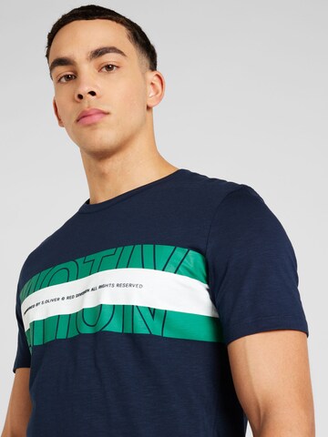 T-Shirt s.Oliver en bleu