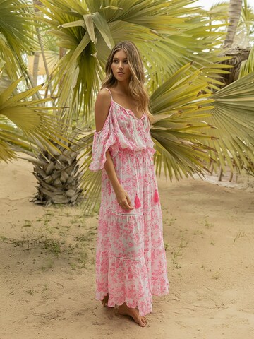 Robe 'Robe Longue Karena' Miss June en rose