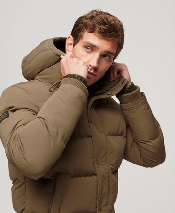 Superdry Winterjas 'Everest' in Bruin