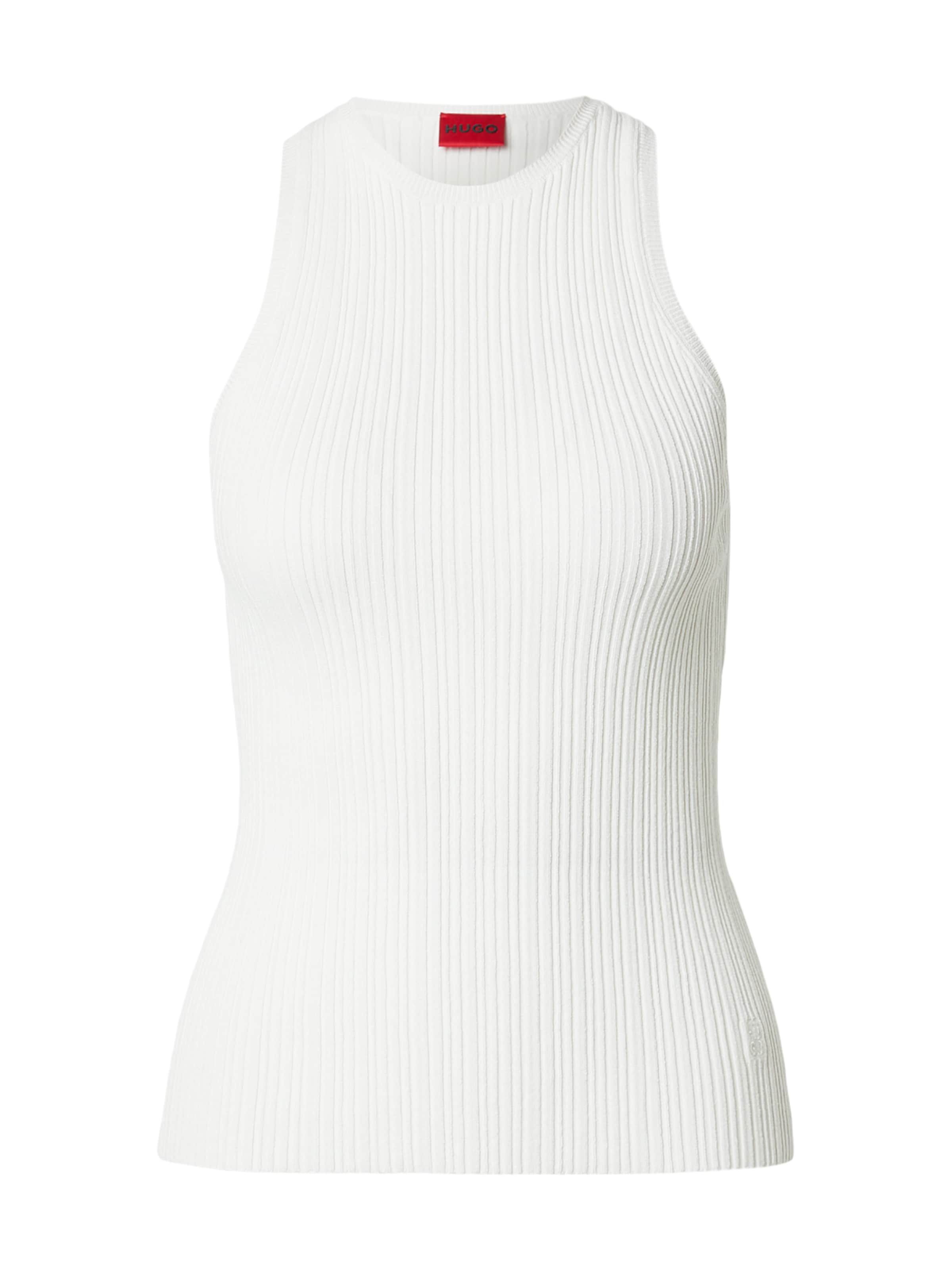 Tops en tricot 'Sarepla' HUGO en blanc : devant