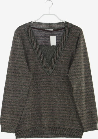 Damart Sweater & Cardigan in M-L in Silver: front