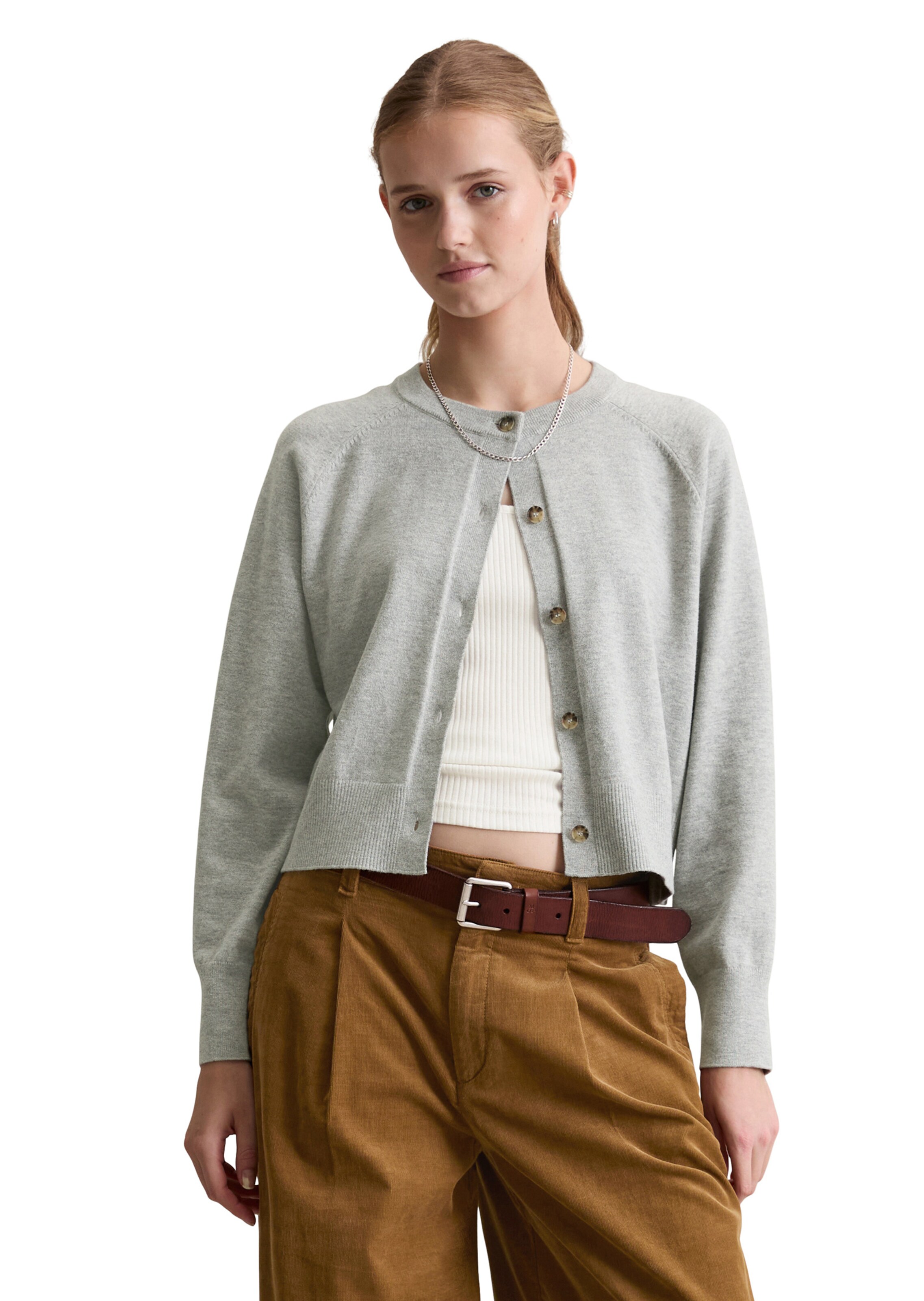 Cardigan Marc O'Polo DENIM en gris : devant