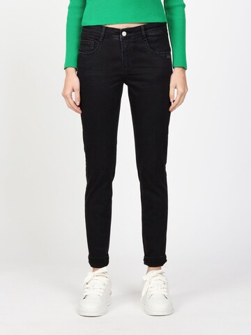 Loosefit Jean '94AMELIE' Gang en noir : devant
