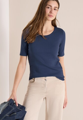 CECIL Kurzarmshirt in Blau: Vorderseite