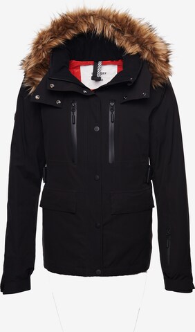 Superdry Winter Jacket in Black: front