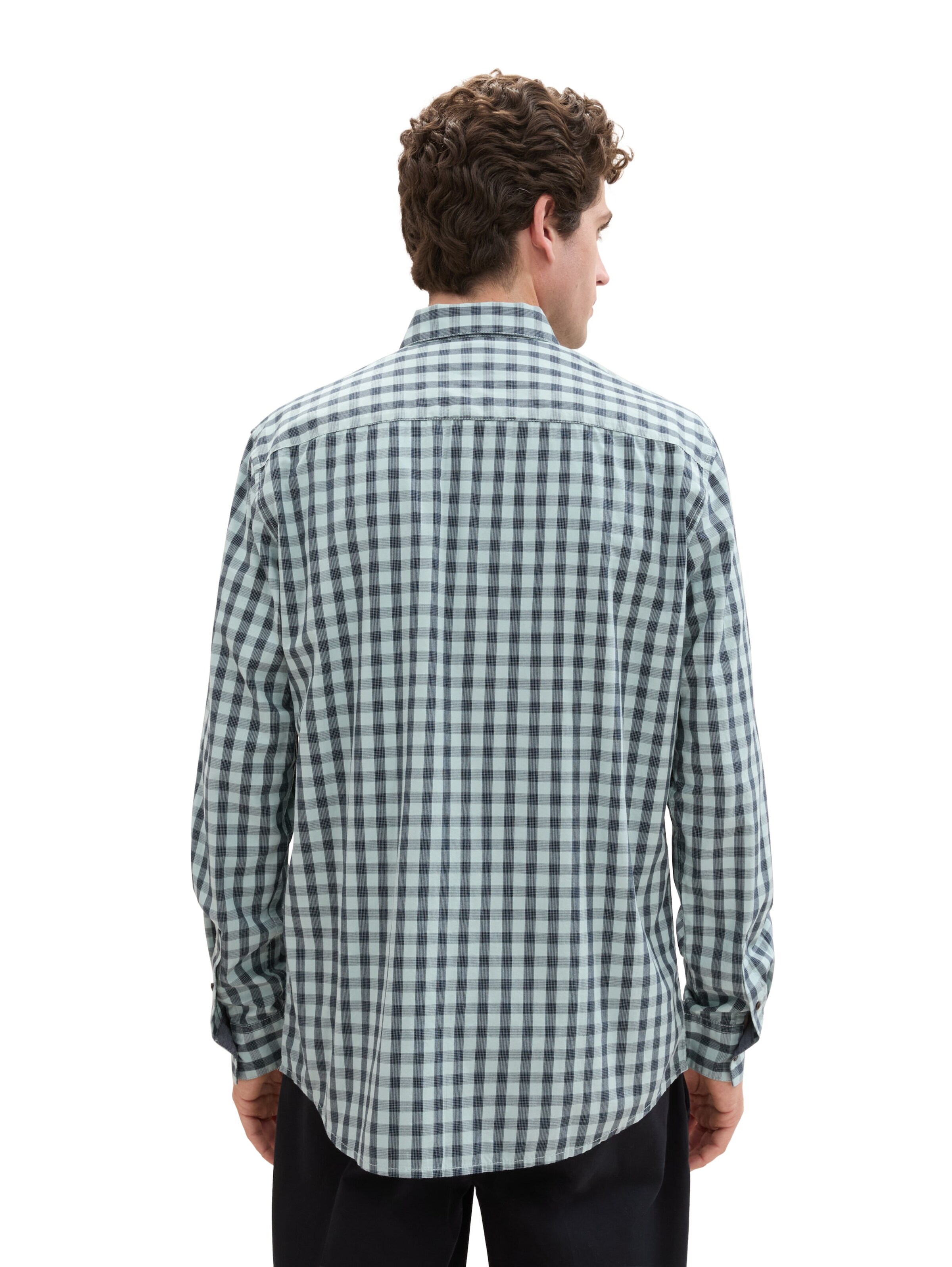 TOM TAILOR Regular Fit Hemd in Grün