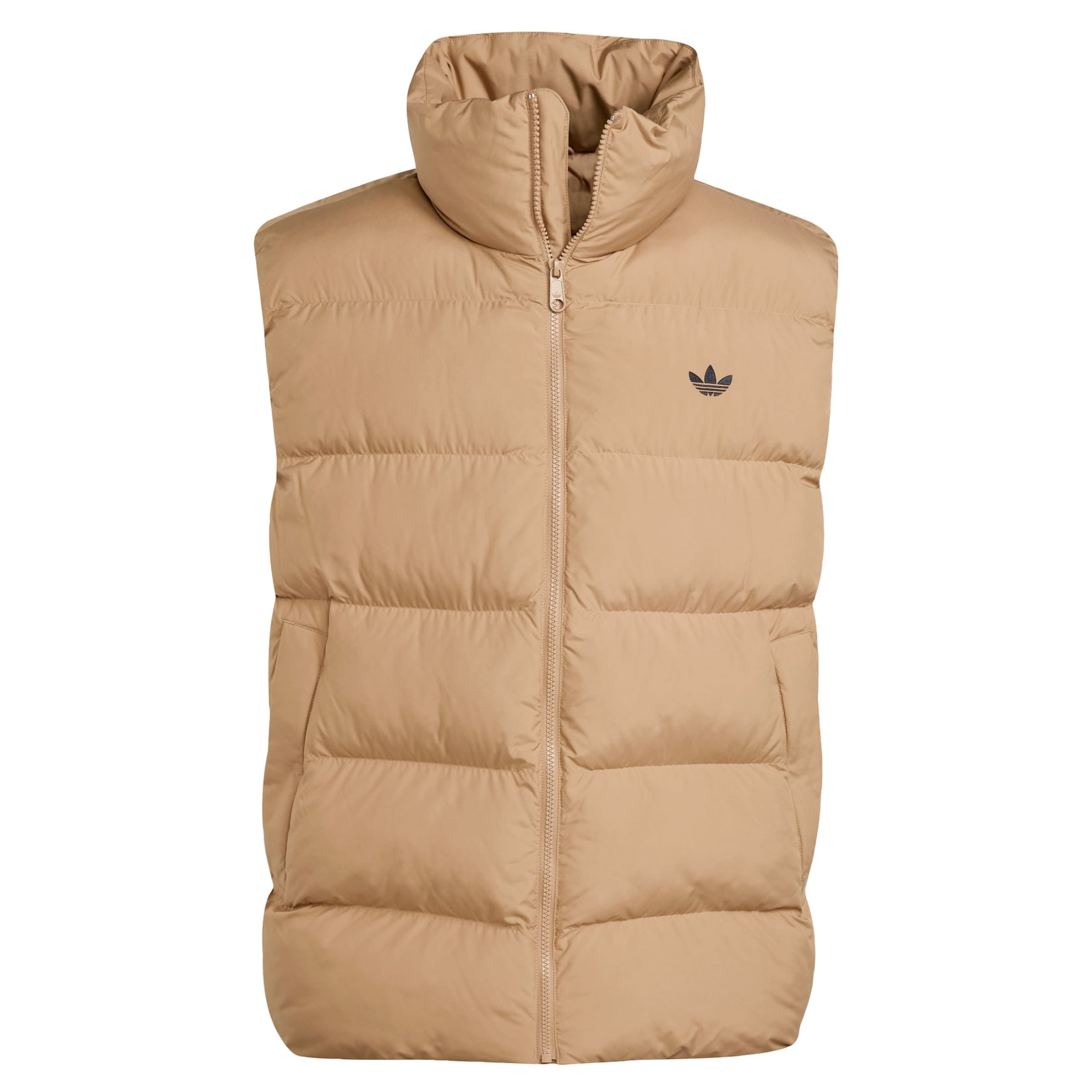 ADIDAS ORIGINALS Γιλέκο 'Tonal Puffer' σε καφέ: μπροστά