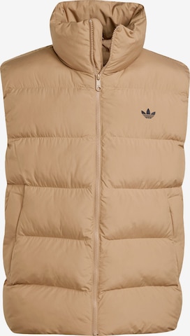 ADIDAS ORIGINALS Liivi 'Tonal Puffer' värissä ruskea: etupuoli